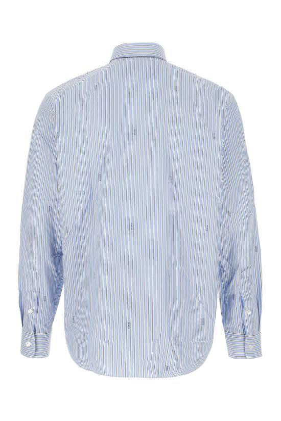 26SS 구찌 스트라이프 코튼 포플린 셔츠 852714ZAUBA 4061 Azzurro - GUCCI