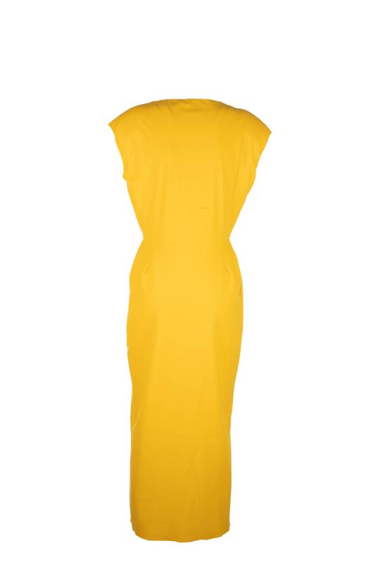 26SS 키아라보니 미디 원피스 ABMMAKIMIDIBS 67802 BRIGHT GOLD - CHIARA BONI