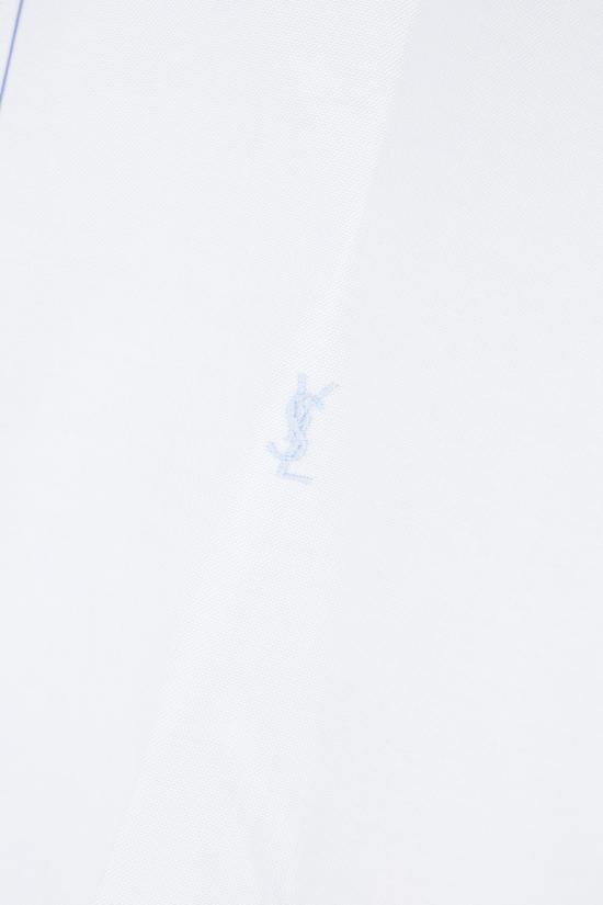 25FW 생로랑 긴팔 셔츠 848033Y1L25 4486 BLEU BLANC - SAINT LAURENT