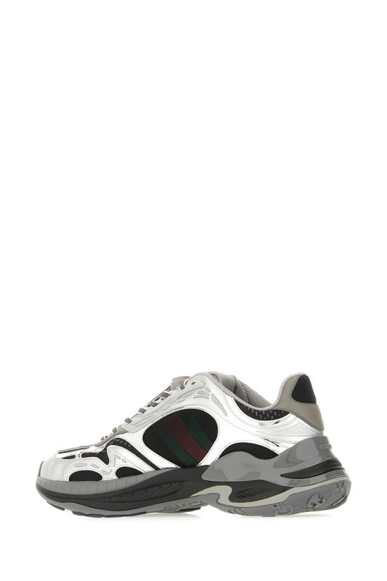 26SS 구찌 스니커즈 853754FAFFL 1088 ARGENTO NERO - GUCCI