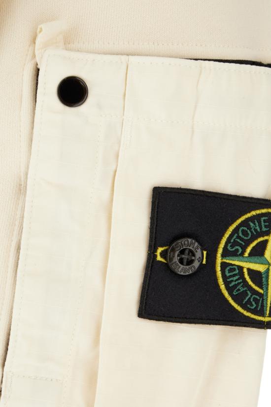 26SS 스톤 아일랜드 후드 티셔츠 S156100019S0410 V0093 IVORY - STONE ISLAND