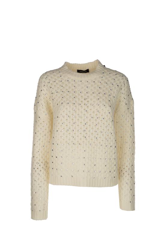 26SS 파비아나 필리피 스웨터 MAD266F057L916 25 RAFFIA