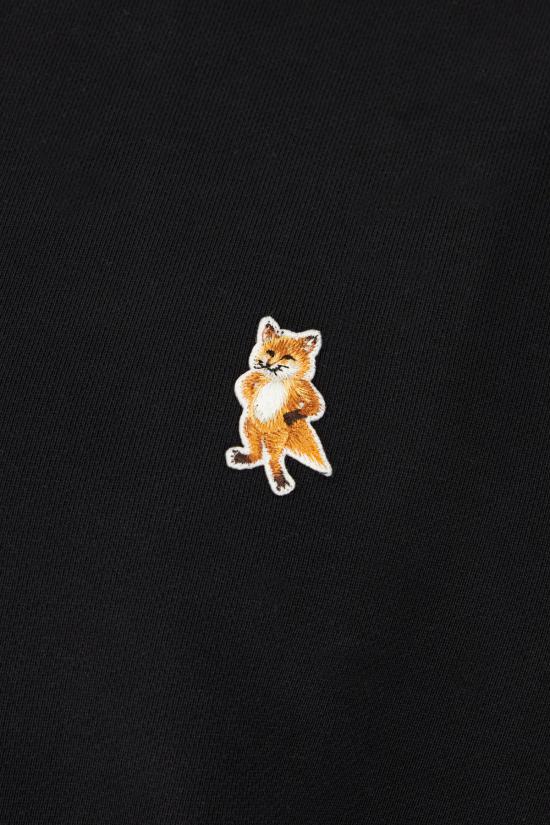 25FW 메종키츠네 스탠딩 폭스 컴포트 스웨트셔츠 PM00311KM0341 P199 BLACK - MAISON KITSUNE