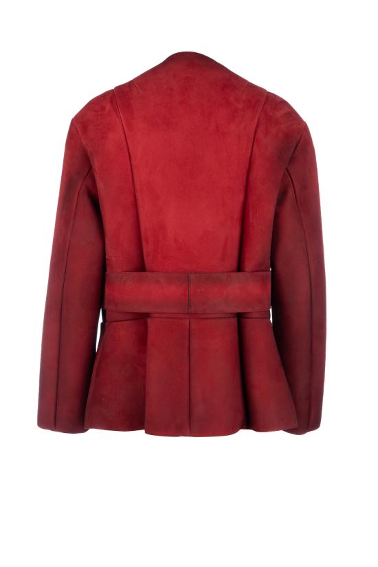 25FW 프라다 본디드 스웨이드 자켓 55858173B F0041 Rubino - PRADA
