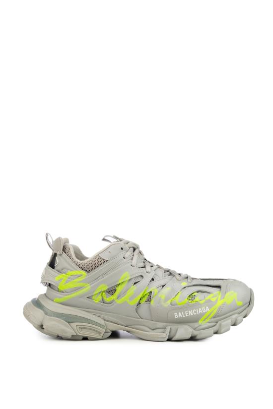 26SS 발렌시아가 트랙 시그니쳐 스니커즈 542023WTRHW 1070 GREY FLUO YELLOW