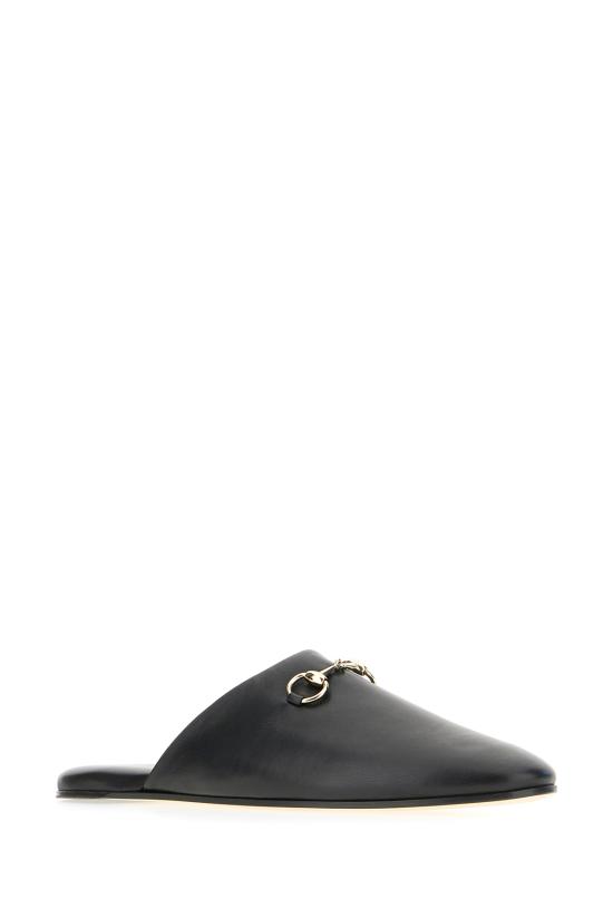 25FW 구찌 홀스빗 뮬 849565AAEA4 1000 Nero - GUCCI