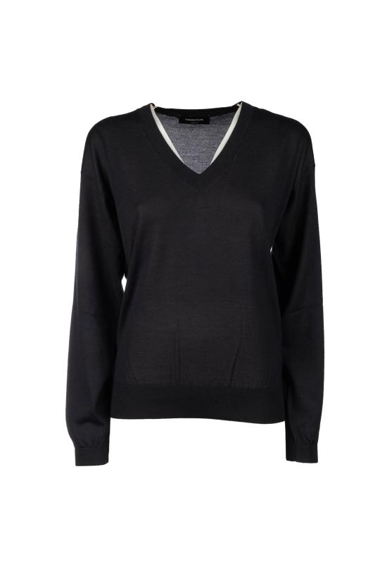 26SS 파비아나 필리피 스웨터 MAD266F003L901 5146 Blu notte