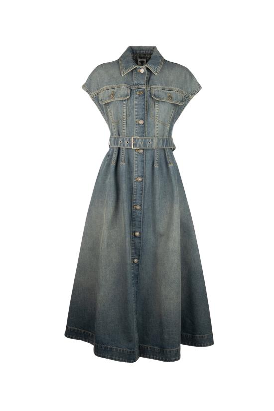 26SS 디올 데님 원피스 612R50A3153 X5501 BLUE