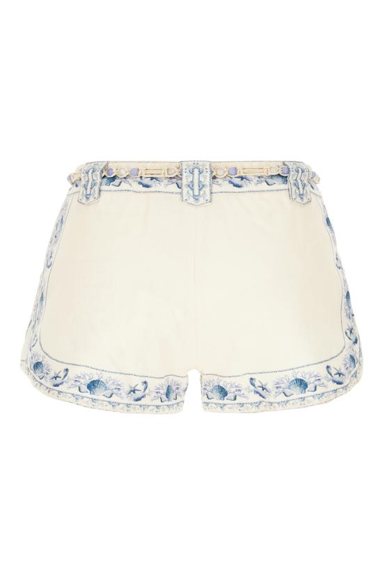 26SS 짐머만 숏팬츠 6173ARS262 BLTL BLUE TOILE - ZIMMERMANN