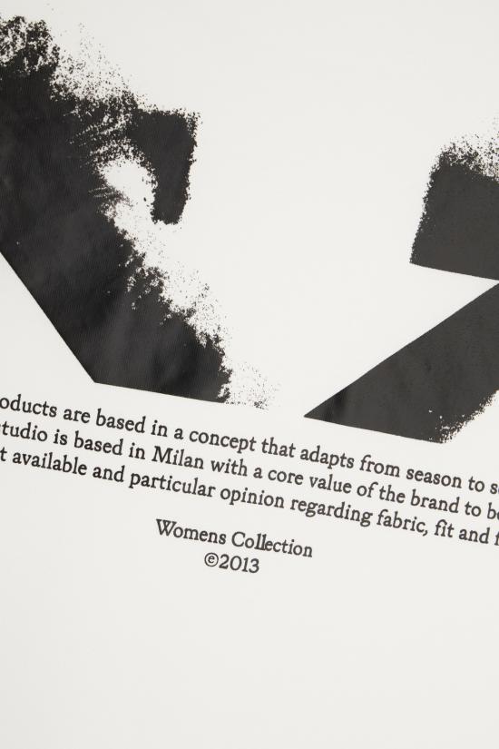 26SS 오프화이트 반팔 티셔츠 OWAA13FS26JER001 0110 WHITE BLACK - OFF WHITE