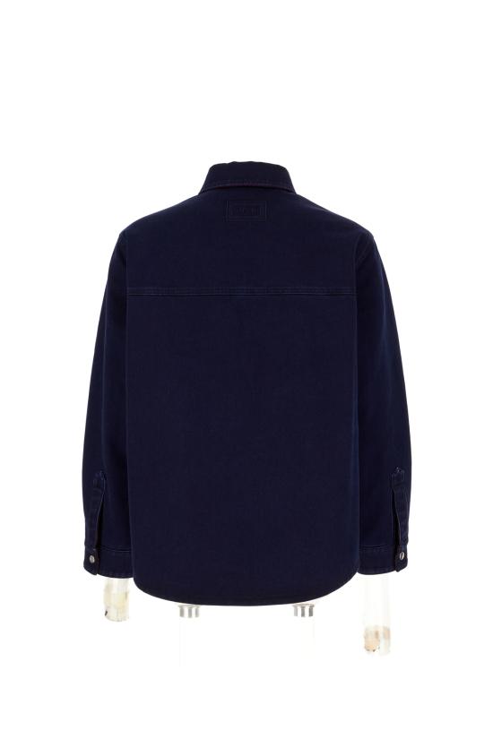 25FW 구찌 리버서블 데님 플란넬 셔츠 835282XDDB6 4447 ROSSO ANCORA BLU - GUCCI