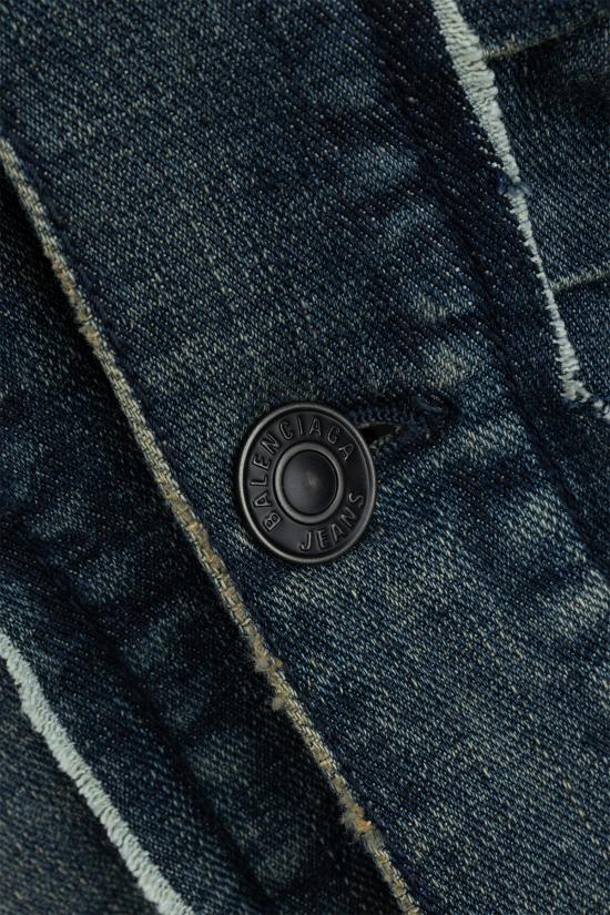 25FW 발렌시아가 자켓 849899TTW89 3394 NAVY GREEN YELLOW - BALENCIAGA