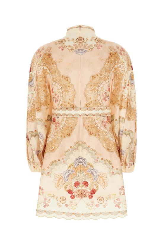 26SS 짐머만 미디 원피스 6470DRS263 WPFB WALLPAPER FLORAL BLUSH - ZIMMERMANN