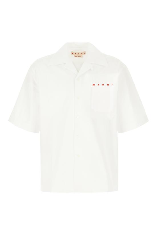 26SS 마르니 긴팔 셔츠 CUMU0213PPUSCT88 LRW01 LILY WHITE