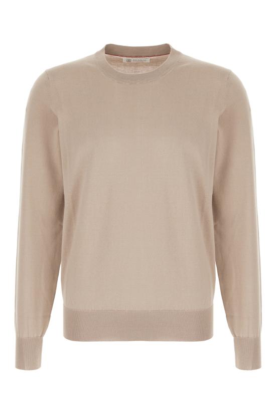 26SS 브루넬로 쿠치넬리 풀오버 니트 M2900100 CSJ77 BROWN FREDDO PANAMA