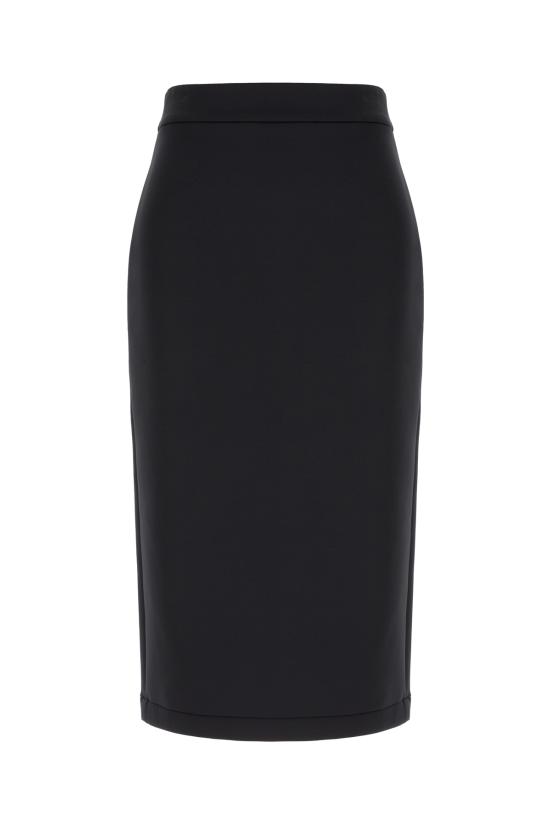 25FW 몽클레어 미디 스커트 8H0000189A8K 999 BLACK