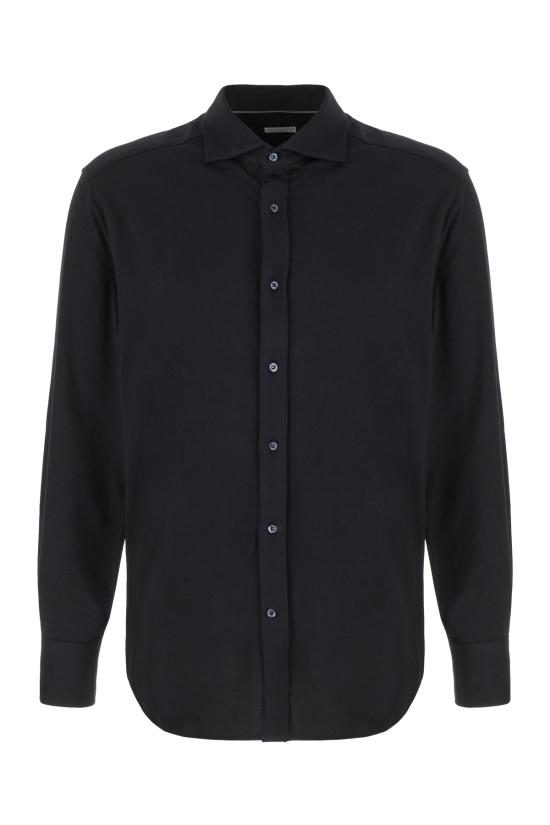 26SS 브루넬로 쿠치넬리 프렌치 칼라 셔츠 MD8216686 C4425 NAVY