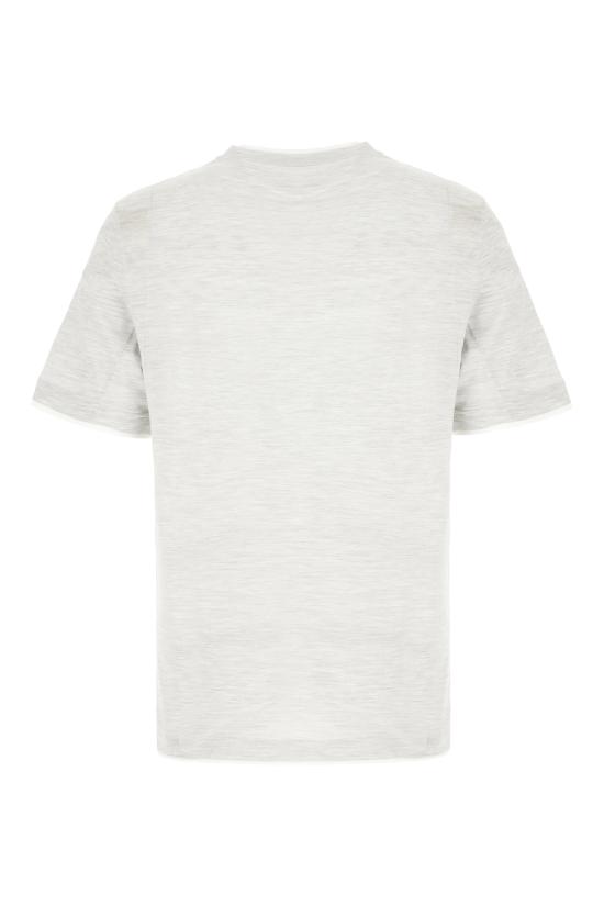 26SS 브루넬로 쿠치넬리 반팔 티셔츠 MD8217427 CLH70 PERLA OFF WHITE - BRUNELLO CUCINELLI