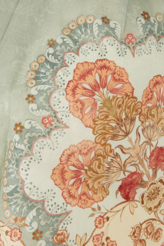 26SS 짐머만 숏팬츠 4558ARS263 WPFM WALLPAPER FLORAL MINT - ZIMMERMANN