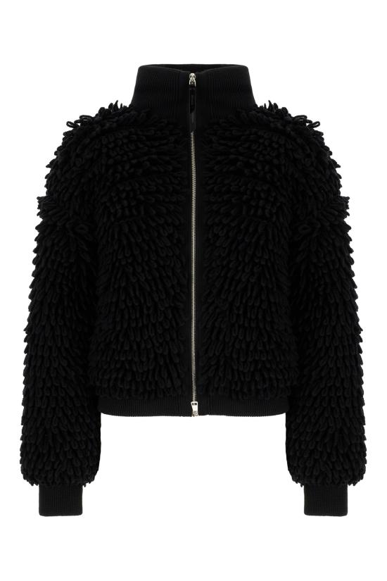 25FW 몽클레어 X 에드워드 에니풀 울 블렌드 집업 가디건 9B00004M6567 999 BLACK