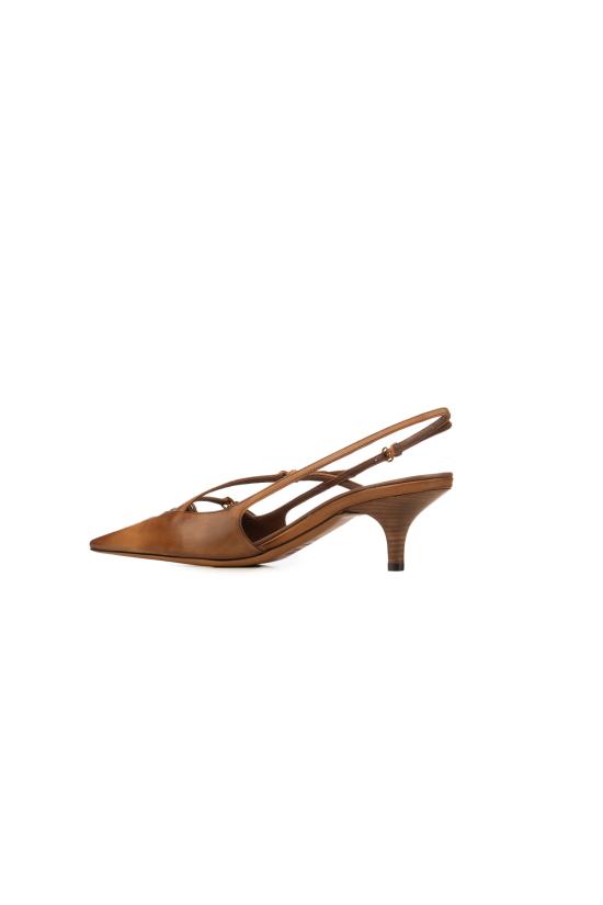 26SS 미우미우 드레스 슈즈 5I013EFM055537 F0046 Cognac - MIU MIU