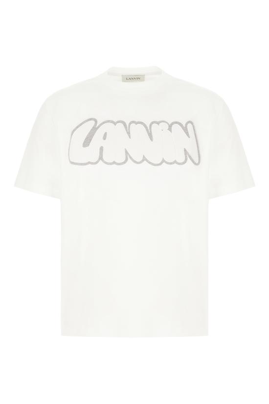 26SS 랑방 반팔 티셔츠 RMTS0012J315 001 OPTIC WHITE