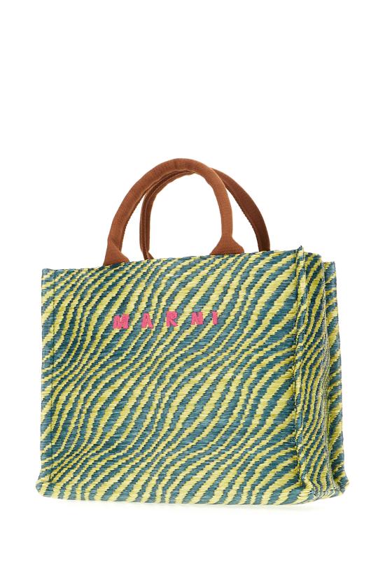 26SS 마르니 토트백 SHMP0077U7P9841 00V44 GARDEN GREEN - MARNI