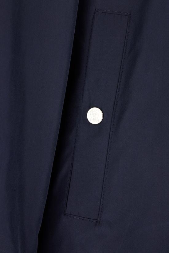 26SS 브루넬로 쿠치넬리 언라인드 멤브레인 실크 블루종 MZ4216541 C905 BLU COLORATO - BRUNELLO CUCINELLI