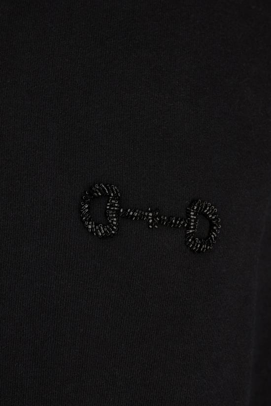 26SS 구찌 후드 티셔츠 837931XJHMP 1043 Nero - GUCCI