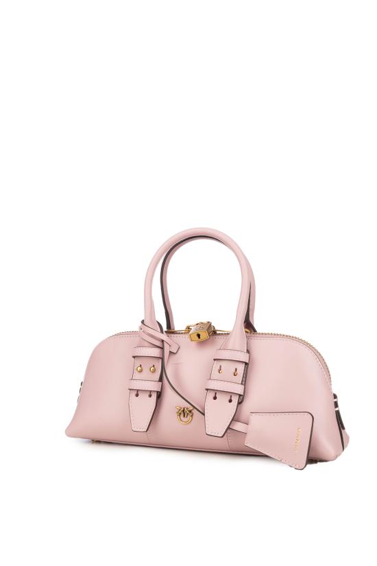 26SS 핑코 토트백 105334A0QO P26Q ROSA CHIARO ANTIQUE GOLD - PINKO