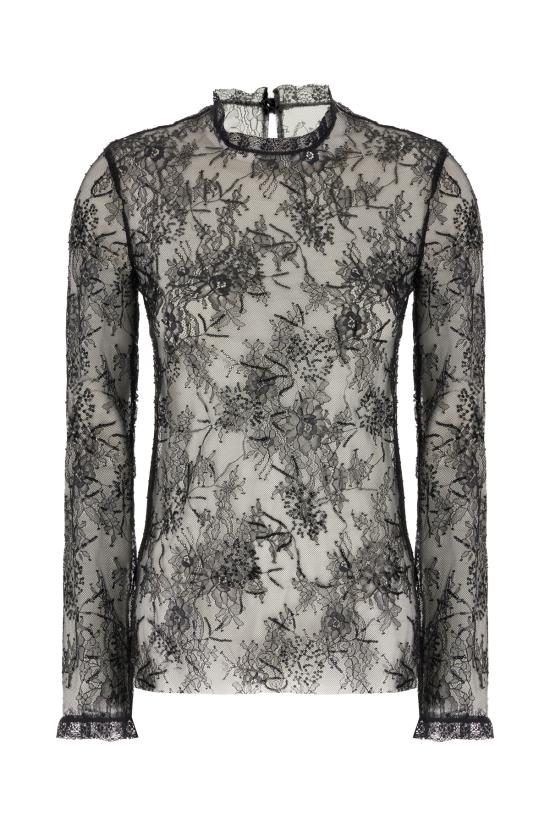 26SS 알베르타 페레티 긴팔 티셔츠 261U02181620 0555 Nero