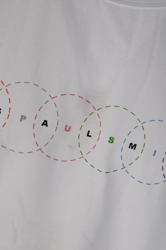 26SS 폴 스미스 반팔 티셔츠 M2R220XVP5586 01 WHITE - PAUL SMITH