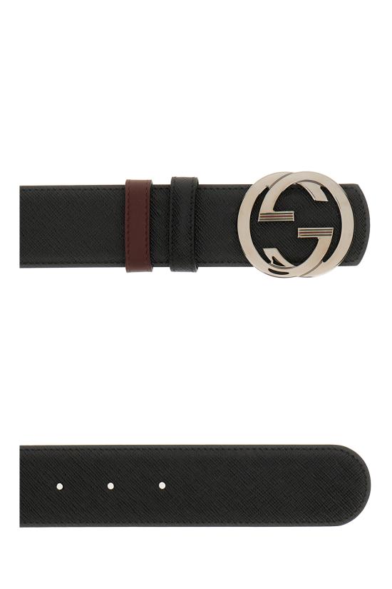 26SS 구찌 가죽 벨트 854722AAFWB 1047 NERO MARRONE - GUCCI