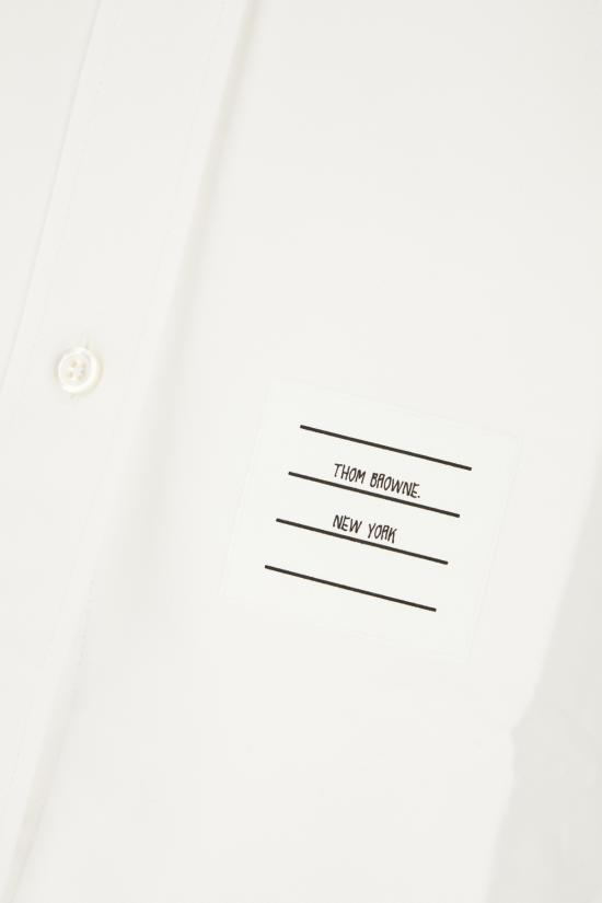 26SS 톰브라운 코튼 옥스포드 클래식 4바 셔츠 FLL005A06496 100 White - THOM BROWNE