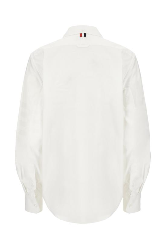 26SS 톰브라운 코튼 옥스포드 클래식 4바 셔츠 FLL005A06496 100 White - THOM BROWNE