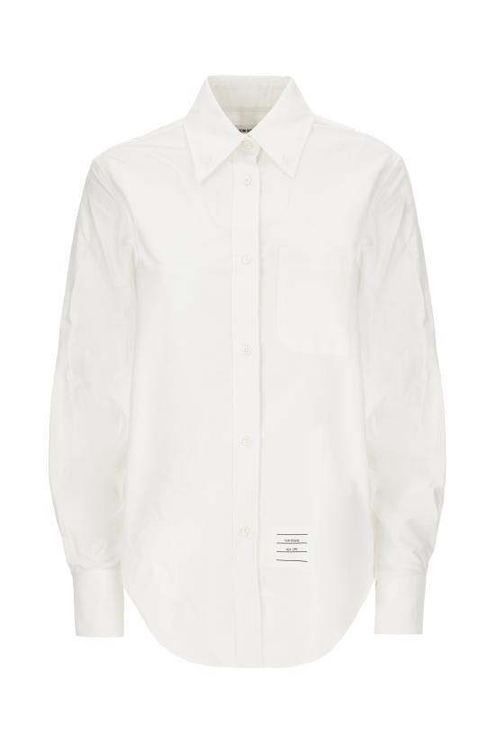 26SS 톰브라운 코튼 옥스포드 클래식 4바 셔츠 FLL005A06496 100 White