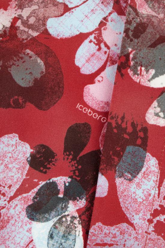 26SS 아이스 비 아이스버그 긴팔 셔츠 G1205293 FCX1 FANTASIA FONDO ROSSO - ICE B ICEBERG