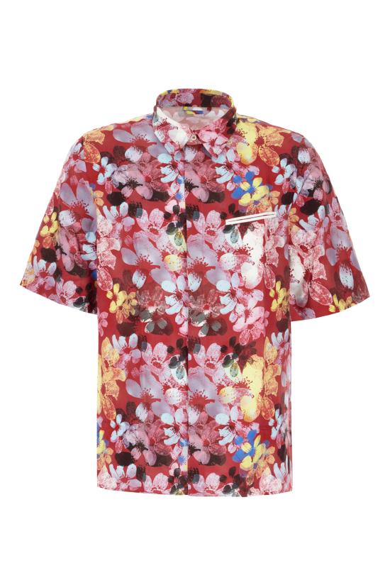 26SS 아이스 비 아이스버그 긴팔 셔츠 G1205293 FCX1 FANTASIA FONDO ROSSO