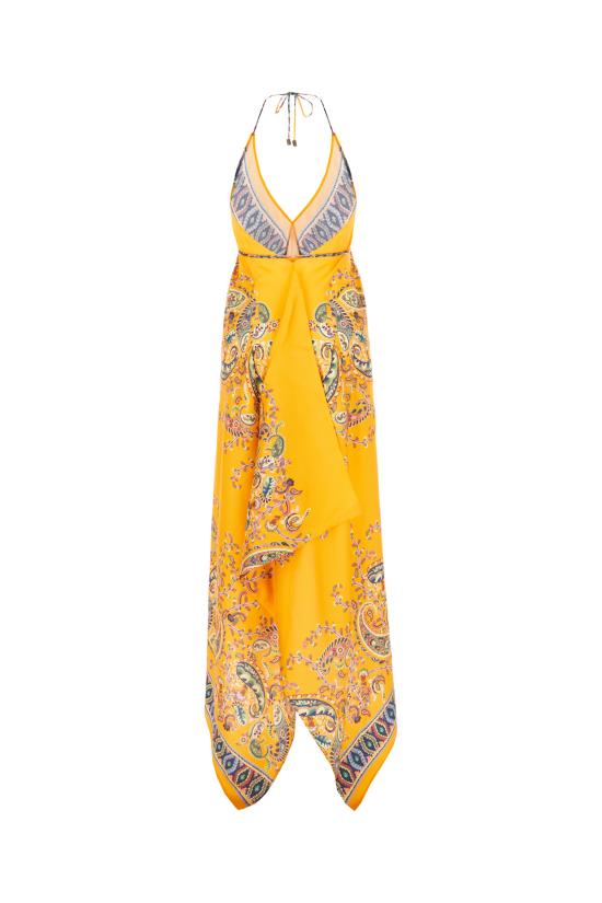 26SS 에트로 롱 원피스 WRPA0001AKF13 X0852 STAMPA FONDO ARANCIO - ETRO