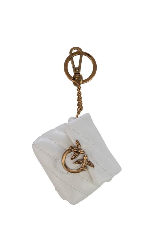 26SS 핑코 키링 105869A37O Z14Q BIANCO GOLD