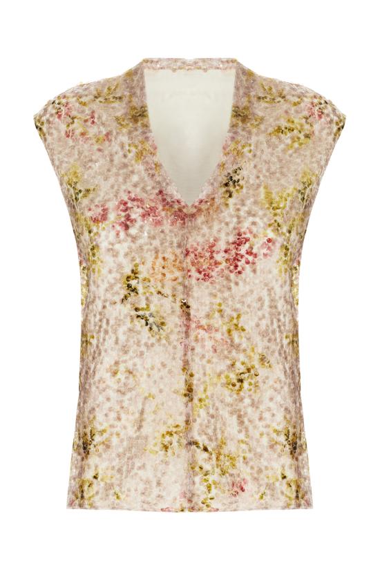 26SS 알베르타 페레티 민소매 티셔츠 261U02301646 1888 Beige