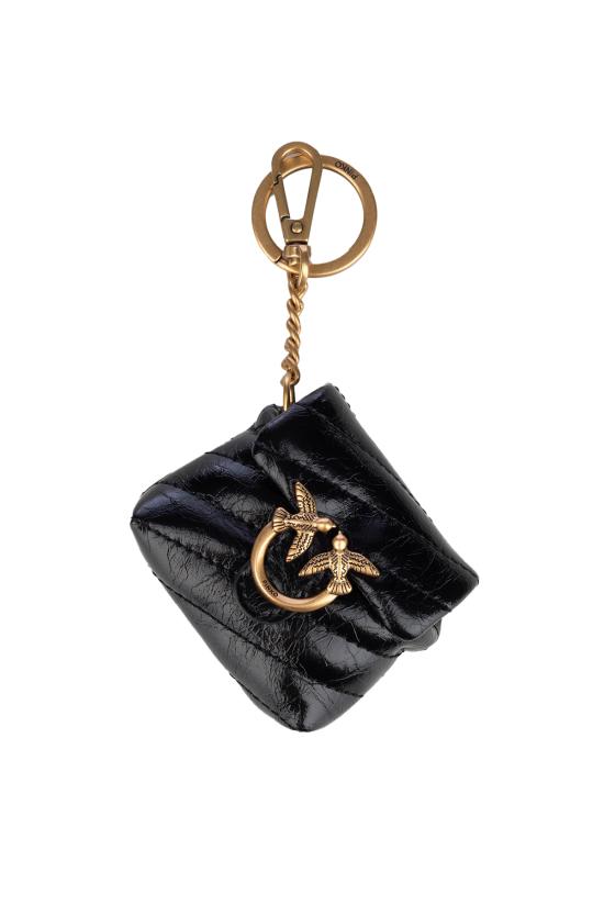 26SS 핑코 키링 105869A37O Z99Q NERO GOLD