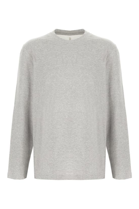 26SS 브루넬로 쿠치넬리 반팔 티셔츠 M0B137407 C9300 Grigio