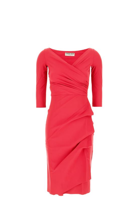 26SS 키아라보니 미디 원피스 ABCFLO108BS 202 Corallo