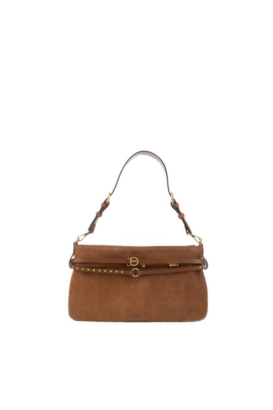 26SS 핑코 숄더백 106176A0F6 L17Q MARRONE GOLD