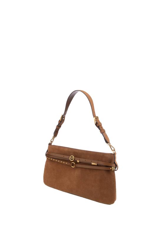 26SS 핑코 숄더백 106176A0F6 L17Q MARRONE GOLD - PINKO