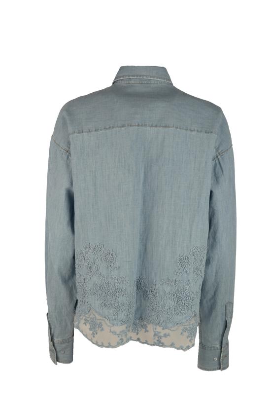 26SS 에르마노 설비노 셔츠 D482K365APTZD 44115 DENIM - ERMANNO SCERVINO