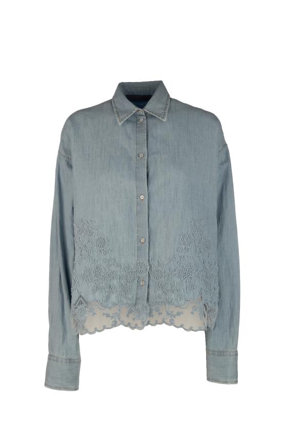 26SS 에르마노 설비노 셔츠 D482K365APTZD 44115 DENIM