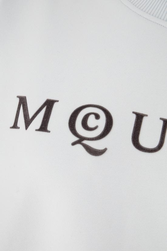 26SS 알렉산더 맥퀸 후드 티셔츠 857405QLAE9 4602 ICE BLUE - ALEXANDER MCQUEEN