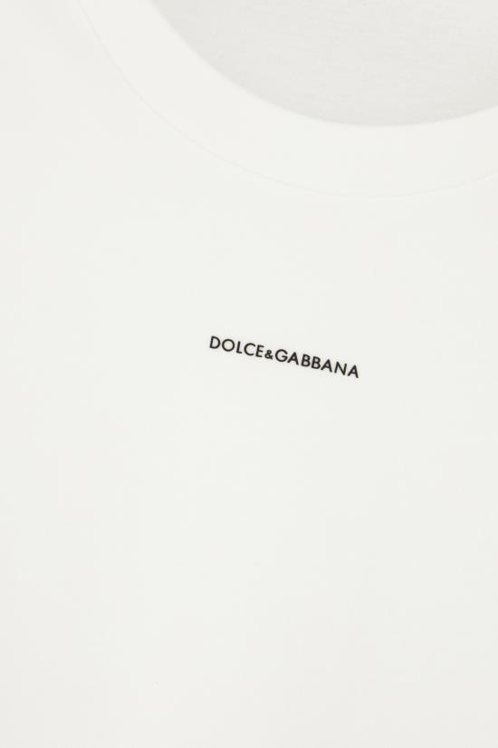 26SS 돌체앤가바나 반팔 티셔츠 G8PB8TG7PYR W0800 BIANCO OTTICO - DOLCE & GABBANA